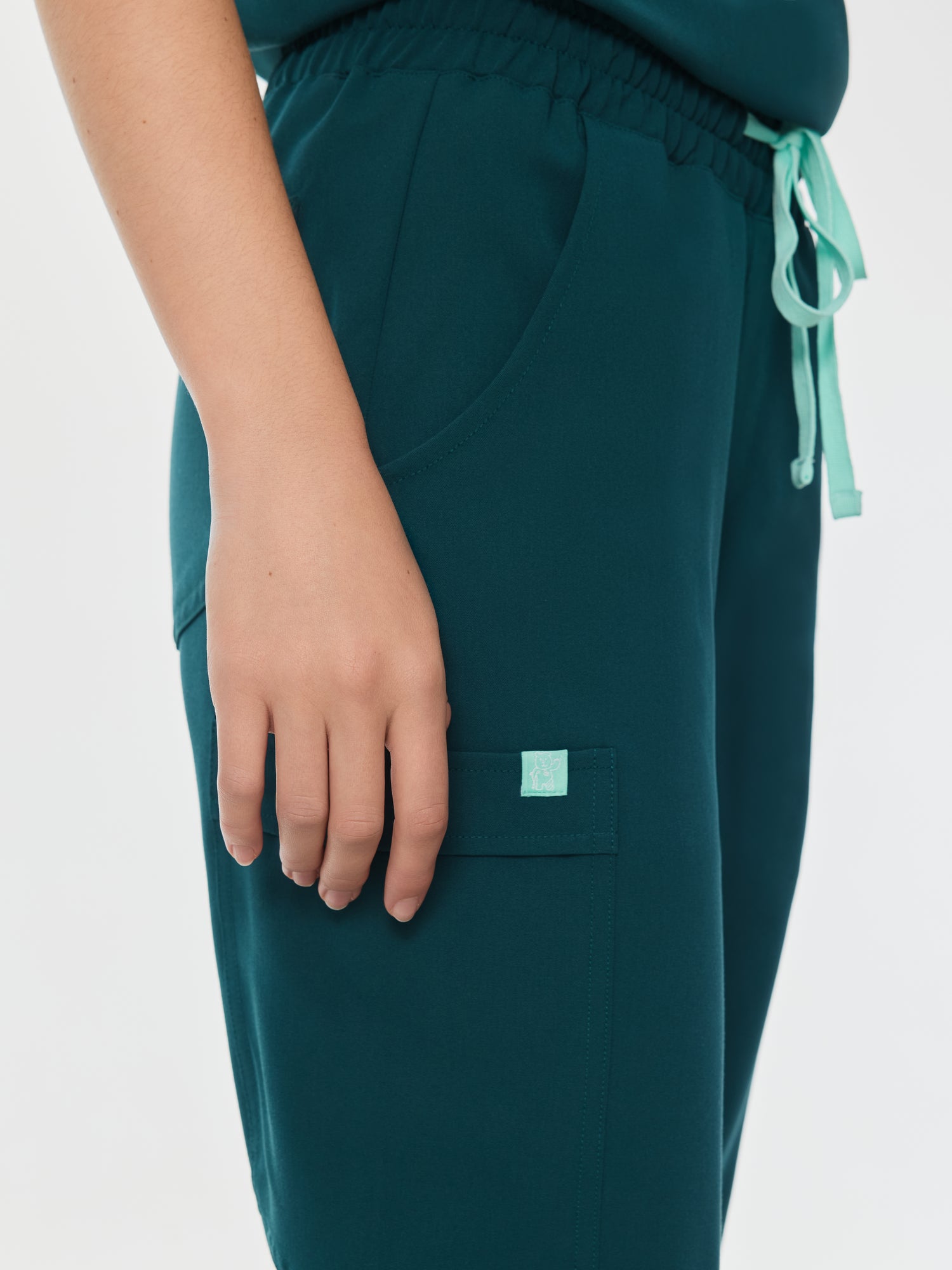 ROSIE RE-GARDE™ - TEAL - Jogger Scrub Pants - SILVADUR™