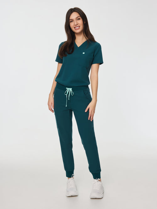 DEMI RE-GARDE™ - TEAL - Pantalones médicos deportivos - SILVADUR™