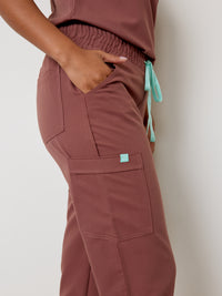 ROSIE RE-GARDE™ - MAROON - Jogger Scrub Pants - SILVADUR™ - FINAL SALE