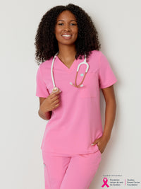 JULIETA RE-GARDE™ - NECTARINE - Straight Cut Scrub Pants - SILVADUR™