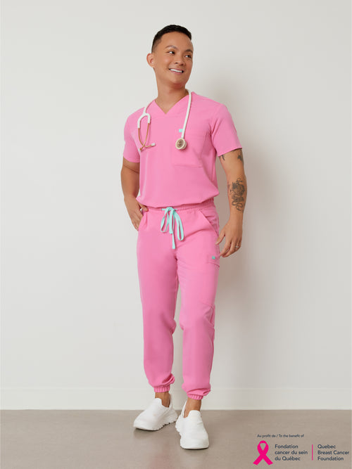 WILLIAM RE-GARDE™ - BUBBLE PINK - Men's Jogger Pants - SILVADUR™