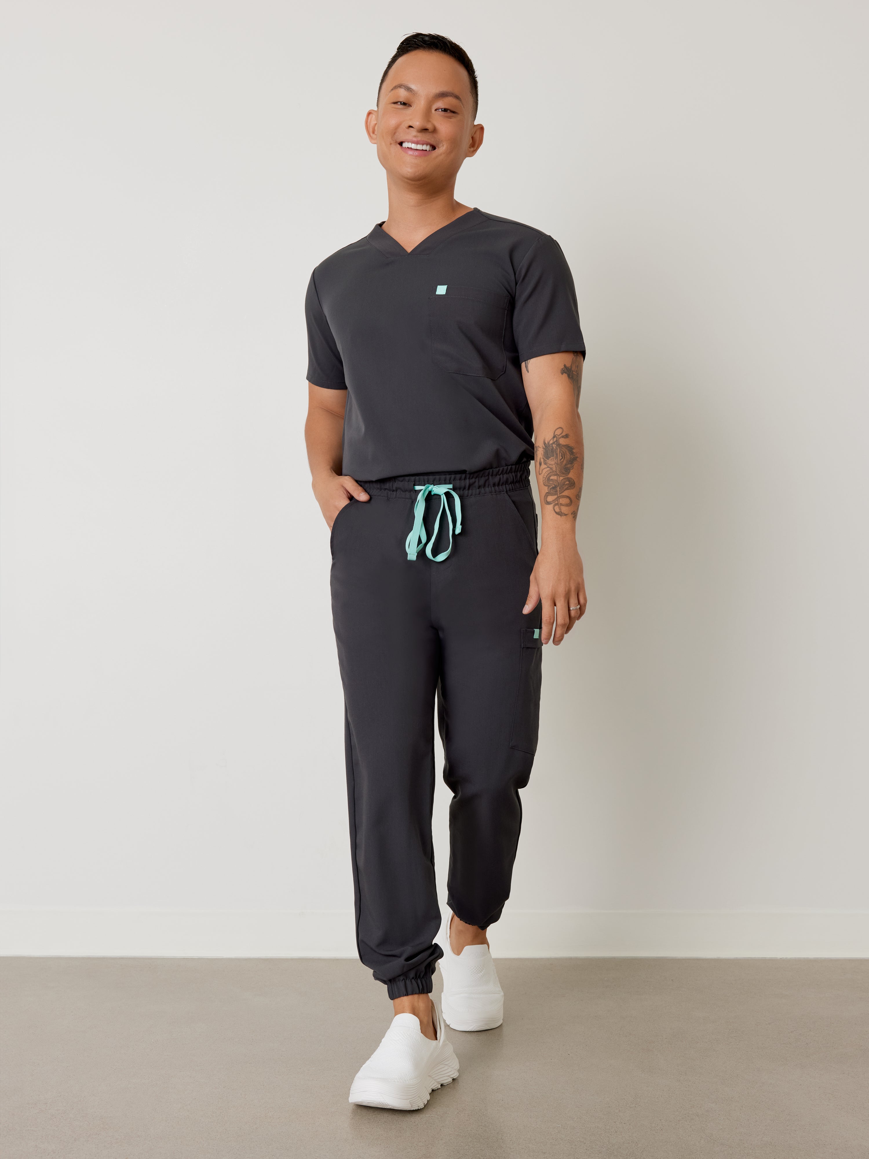 WILLIAM RE-GARDE™ - CHARCOAL - Men's Jogger Pants - SILVADUR