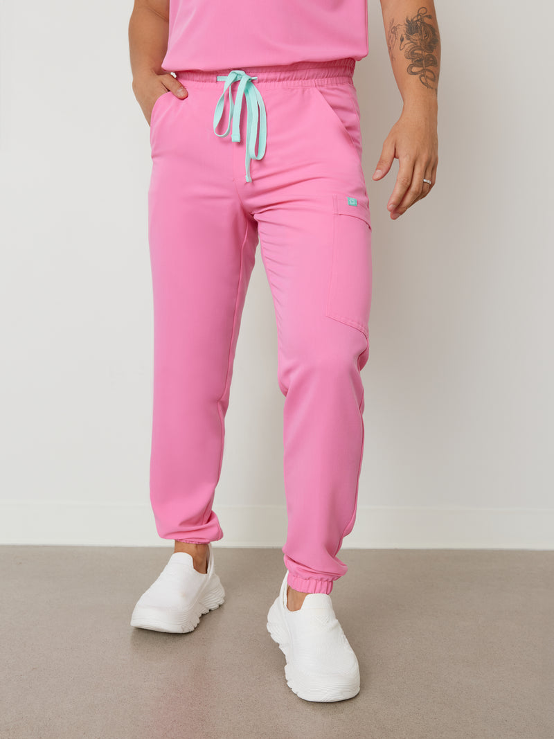 WILLIAM RE-GARDE™ - BUBBLE PINK - Men's Jogger Pants - SILVADUR™