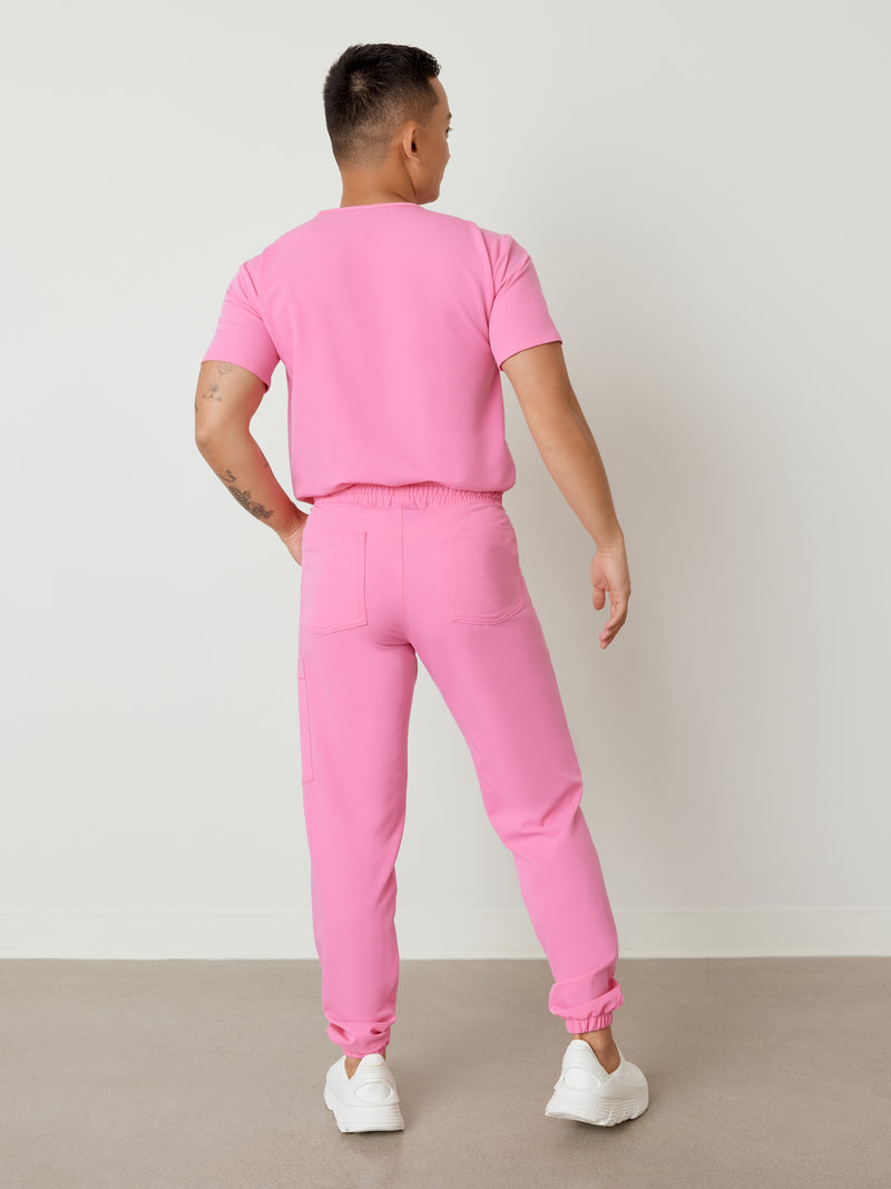 WILLIAM RE-GARDE™ - BUBBLE PINK - Men's Jogger Pants - SILVADUR™