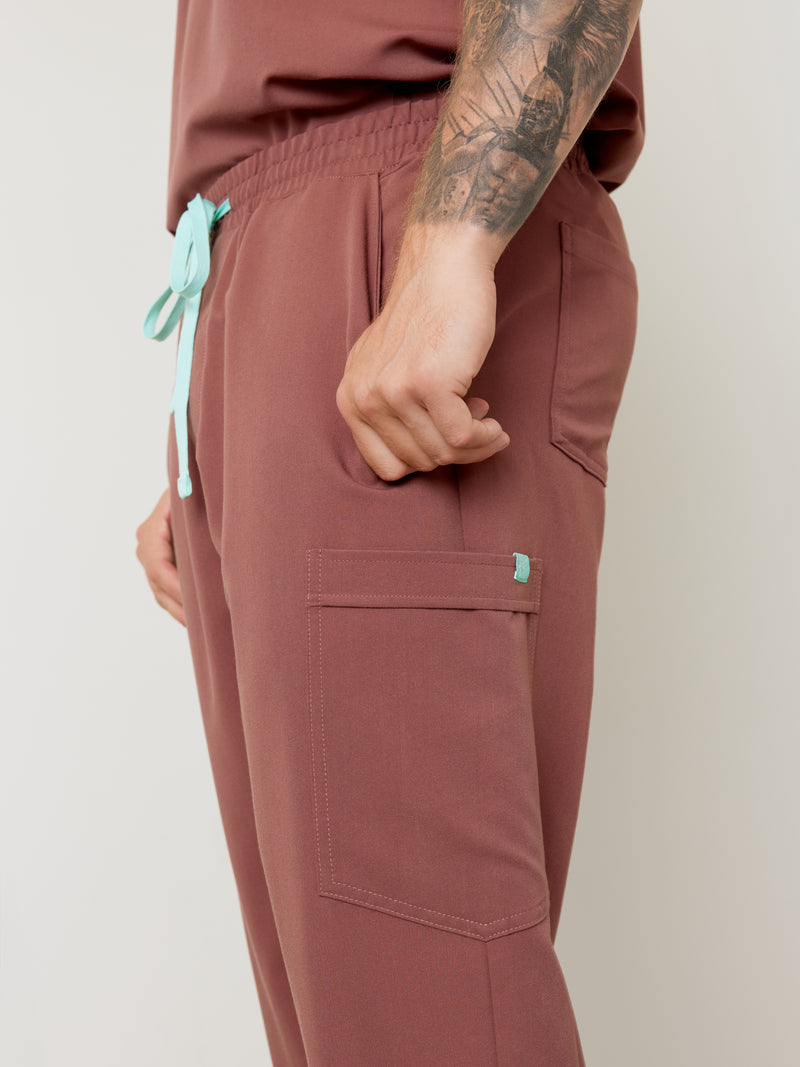 WILLIAM RE-GARDE™ - MAROON - Men's Jogger Pants - SILVADUR™