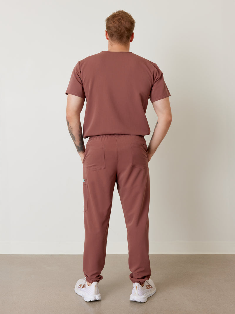 WILLIAM RE-GARDE™ - MAROON - Men's Jogger Pants - SILVADUR™