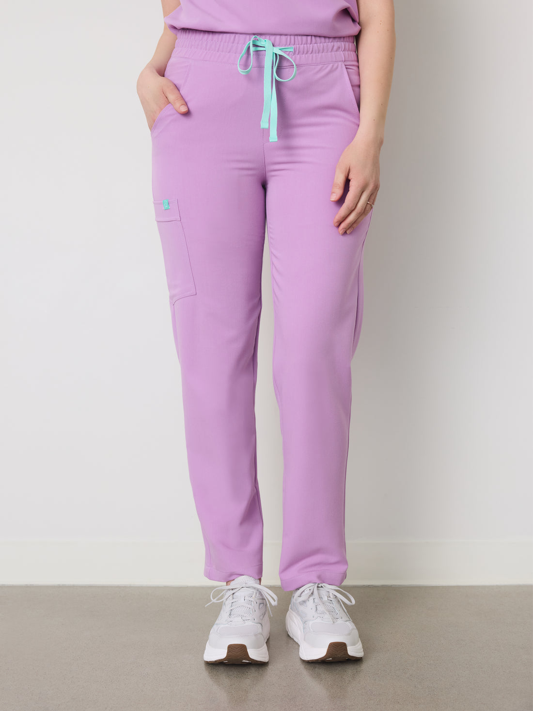 JULIETA RE-GARDE™ - LILA - Pantalón médico de corte recto - SILVADUR™