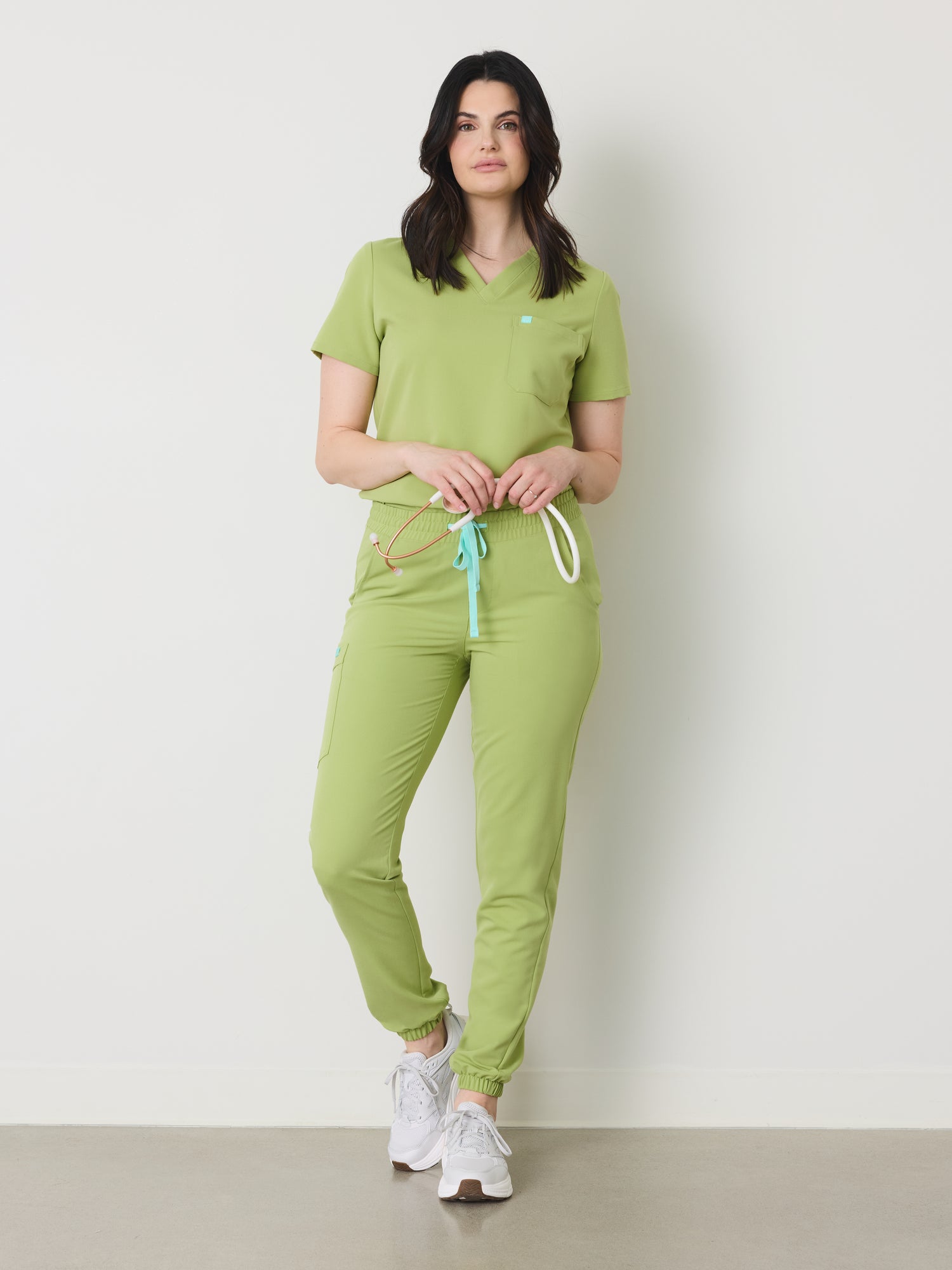 ROSIE RE-GARDE™ - MOSS GREEN - Jogger Scrub Pants - SILVADUR™ - Final Sale
