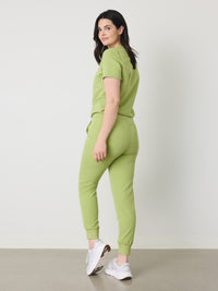 DEMI RE-GARDE™ - MOSS GREEN - Jogger Scrub Pants - SILVADUR™