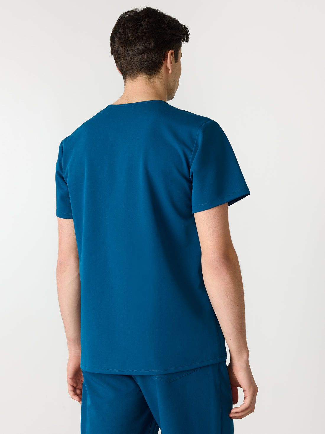 ZACK RE-GARDE™ - AZUL ÓPALO - Blusa médica de tres bolsillos para hombre - SILVADUR™
