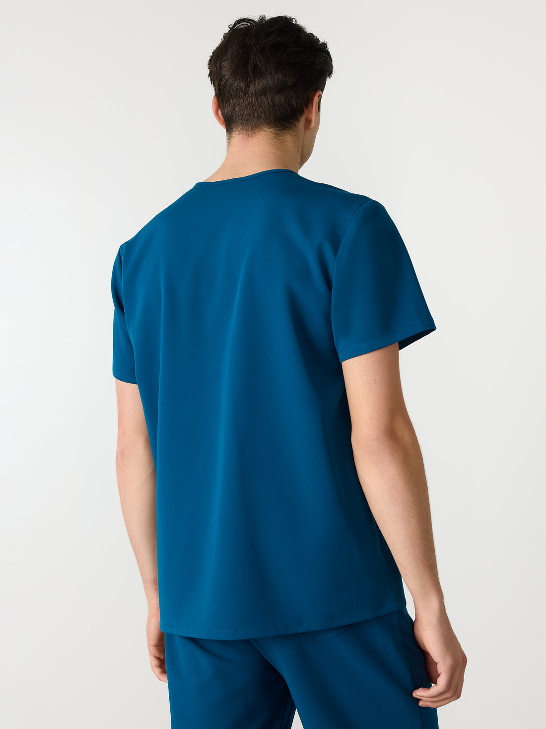 LOGAN RE-GARDE™ - AZUL ÓPALO - Blusa médica de un bolsillo para hombre - SILVADUR™