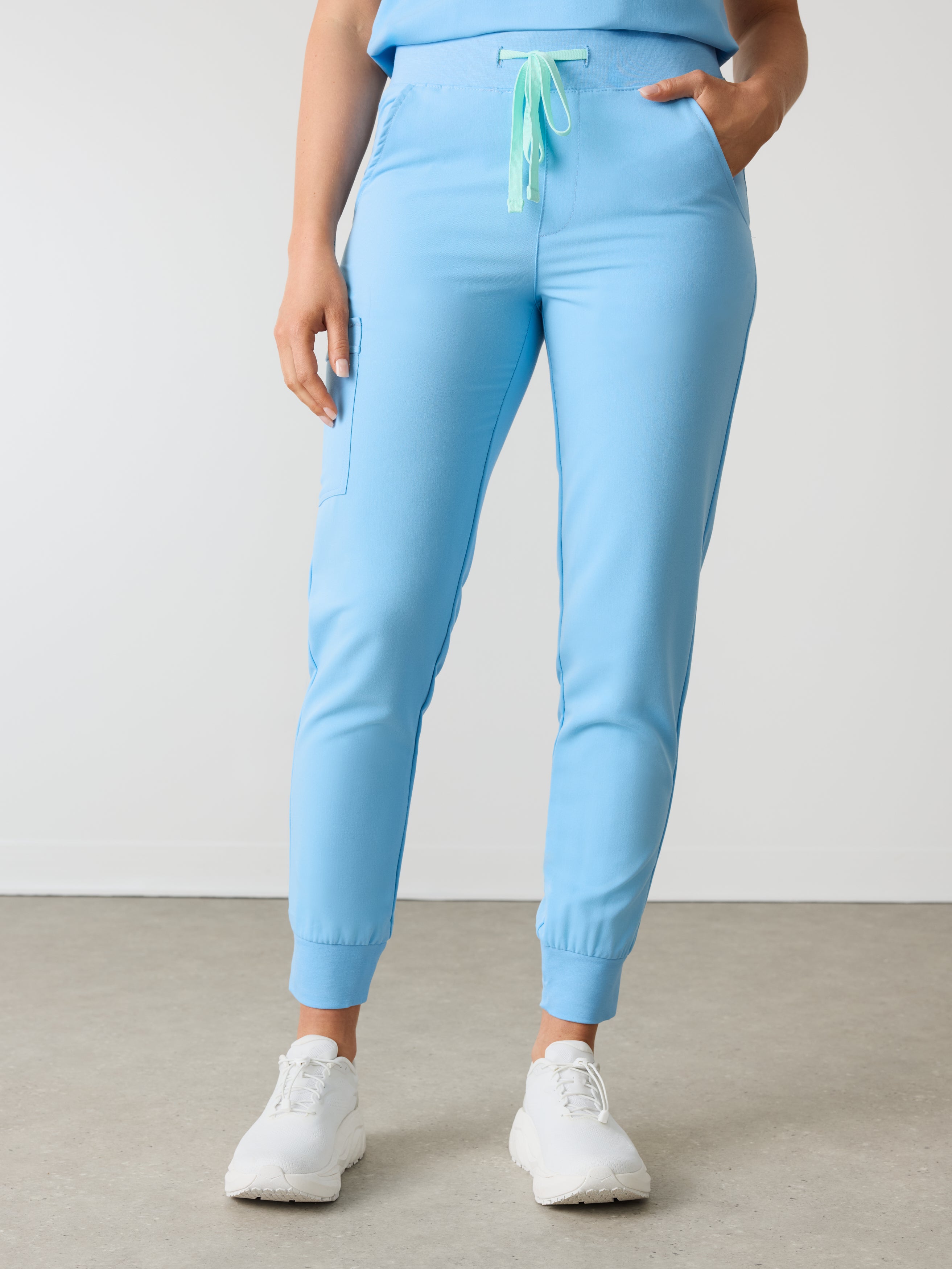 DEMI RE-GARDE™ - CLASSIC BLUE - Jogger Scrub Pants - SILVADUR™