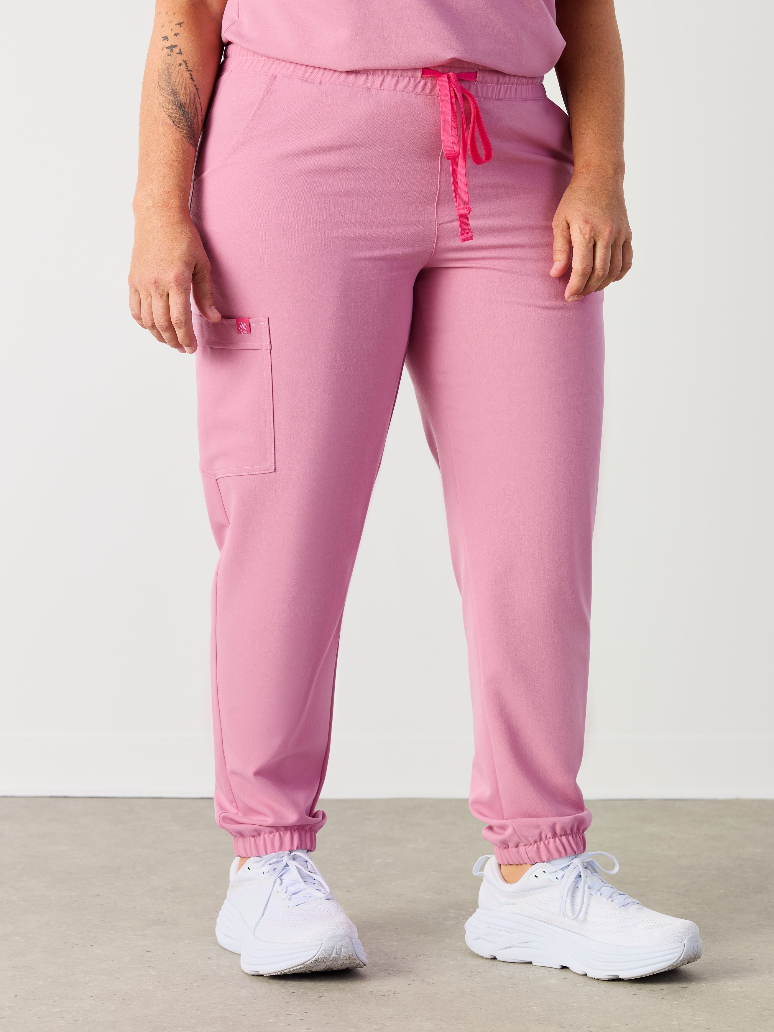 ROSIE RE-GARDE™ - HOPEFUL PINK - Jogger Scrub Pants - SILVADUR™