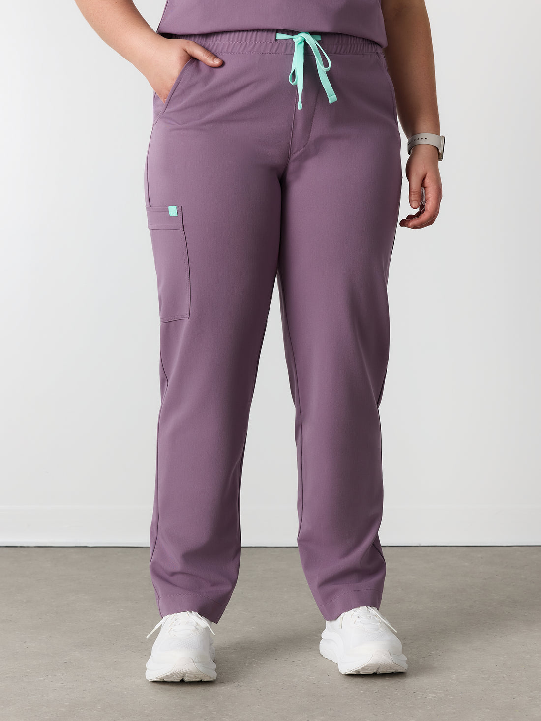 JULIETA RE-GARDE™ - MORADO POLVOROSO - Pantalón médico de corte recto - VENTA FINAL