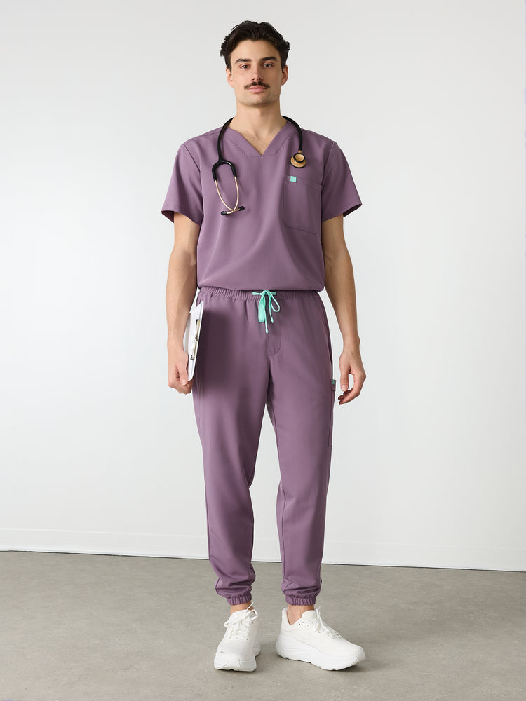 WILLIAM RE-GARDE™ - DUSTY PURPLE - Men's Jogger Pants - SILVADUR™