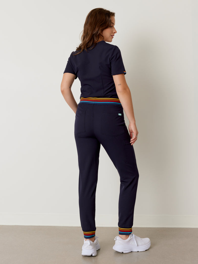 DEMI RE-GARDE™ - RETRO NAVY - Jogger Scrub Pants