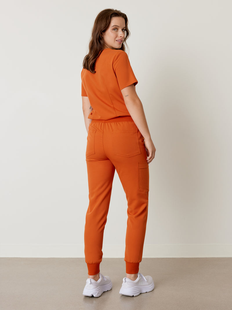 DEMI RE-GARDE™ - RUST - Jogger Scrub Pants - SILVADUR™