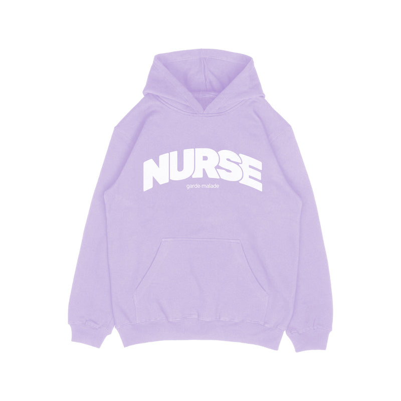 Premium Heavyweight Hoodie - NURSE - Lavender