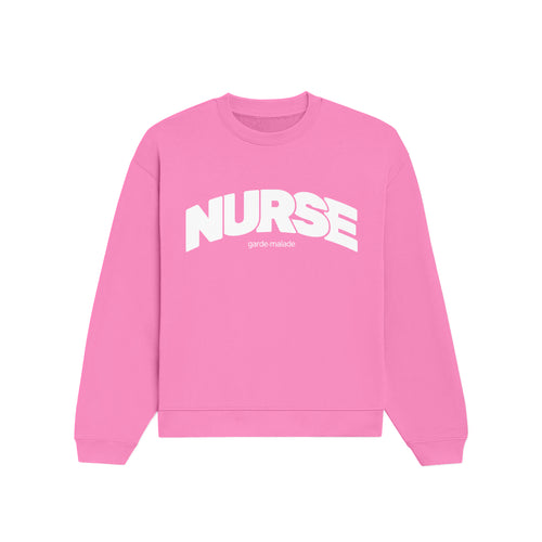 Premium Heavyweight Crewneck - NURSE - Rose Azalée