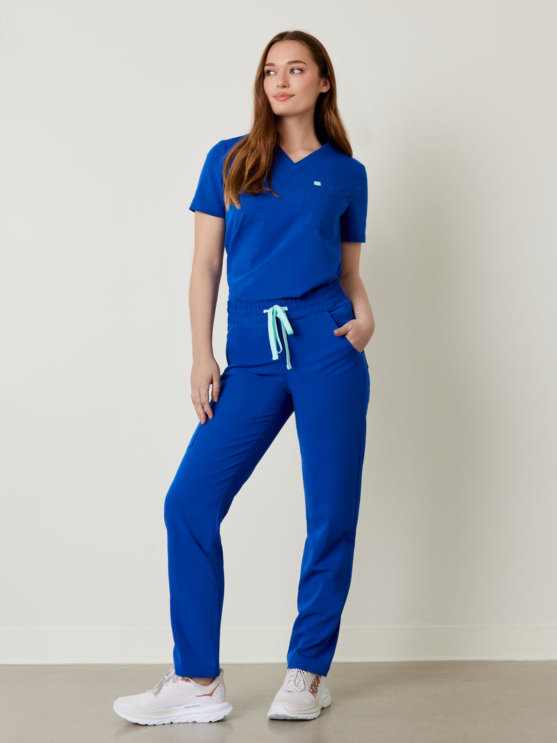 JULIETA RE-GARDE™ - ROYAL BLUE - Straight Cut Scrub Pants