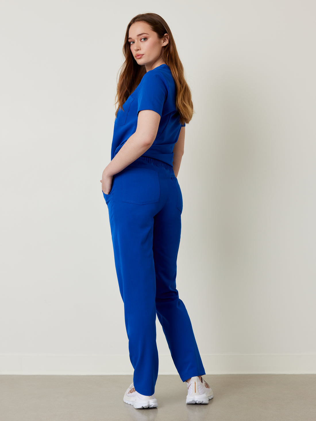 JULIETA RE-GARDE™ - ROYAL BLUE - Straight Cut Scrub Pants - SILVADUR™