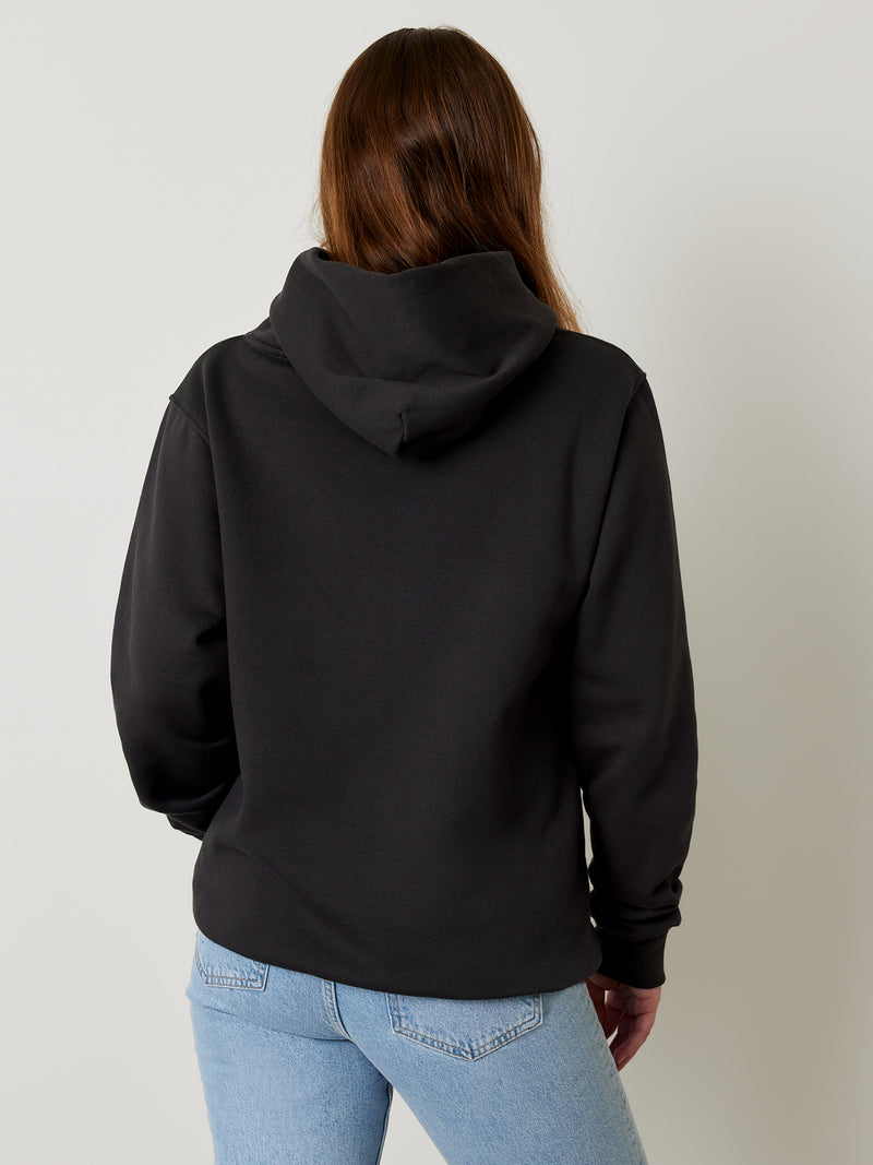 Premium Heavyweight Hoodie - Teddy Patch - Charcoal