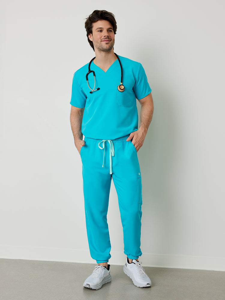 WILLIAM RE-GARDE™ - Turquoise - Men's Jogger Pants - Final Sale