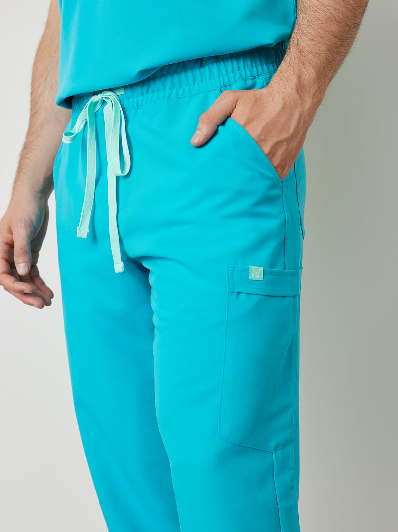 WILLIAM RE-GARDE™ - Turquoise - Men's Jogger Pants - FINAL SALE