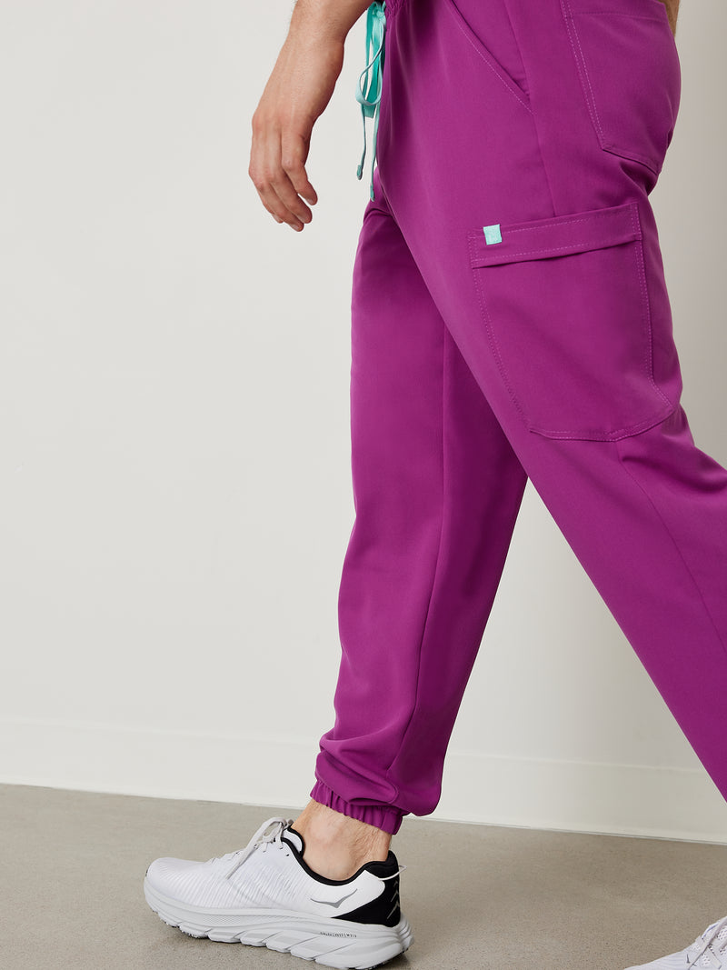 WILLIAM RE-GARDE™ - DAMSON PURPLE - Men's Jogger Pants - SILVADUR™