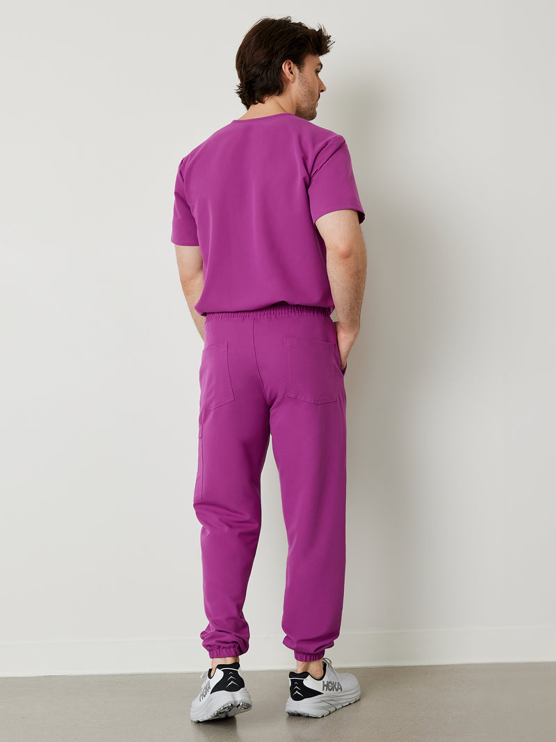 WILLIAM RE-GARDE™ - DAMSON PURPLE - Men's Jogger Pants - SILVADUR™