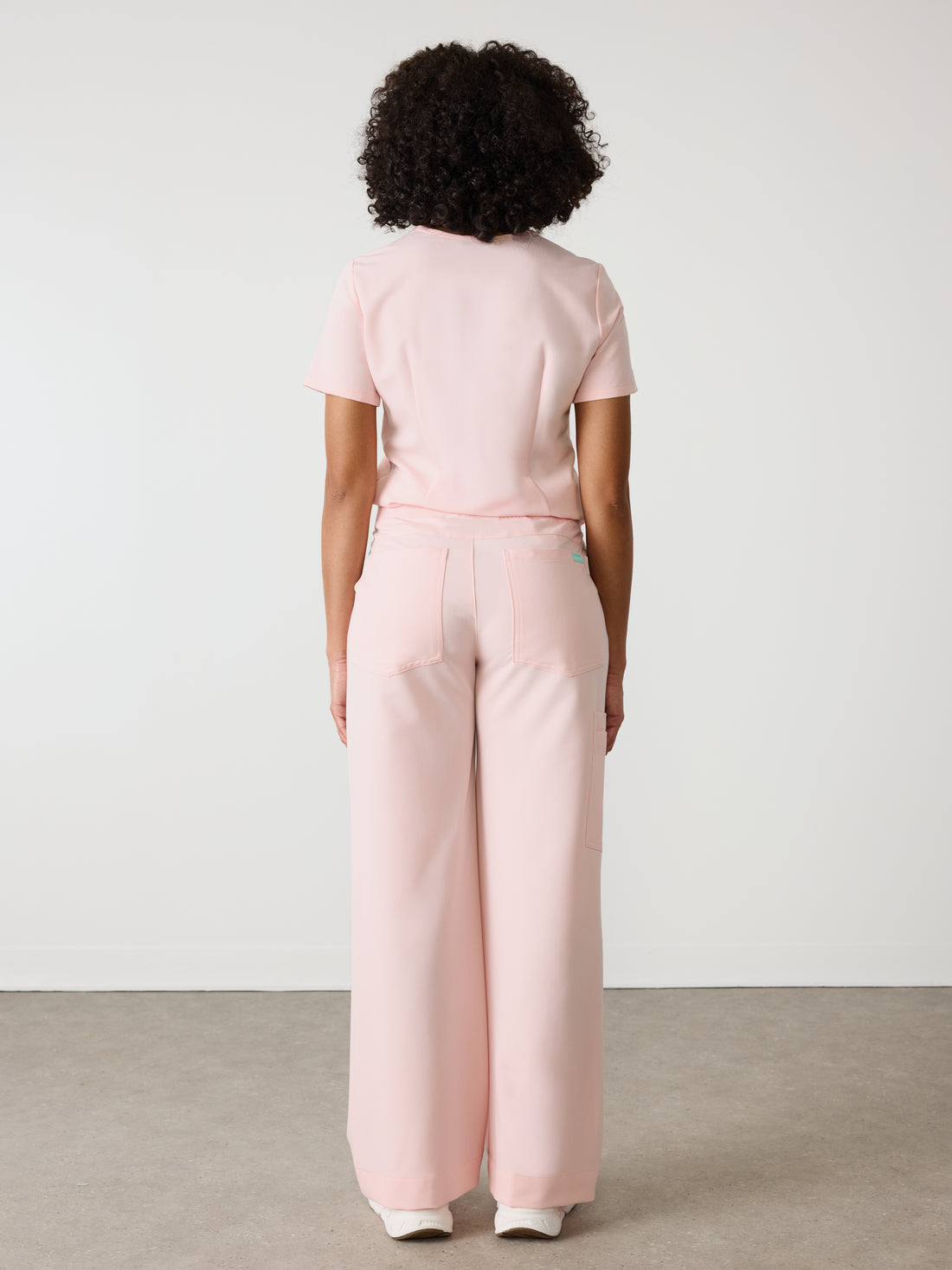 MILA RE-GARDE™ - ROSE QUARTZ - Wide Leg Scrub Pants - SILVADUR™