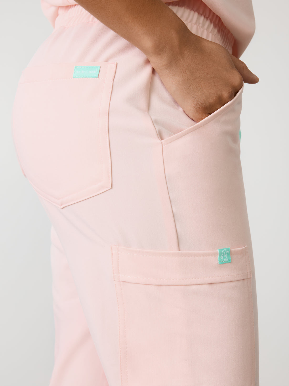 JULIETA RE-GARDE™ - ROSE QUARTZ - Straight Cut Scrub Pants - SILVADUR™