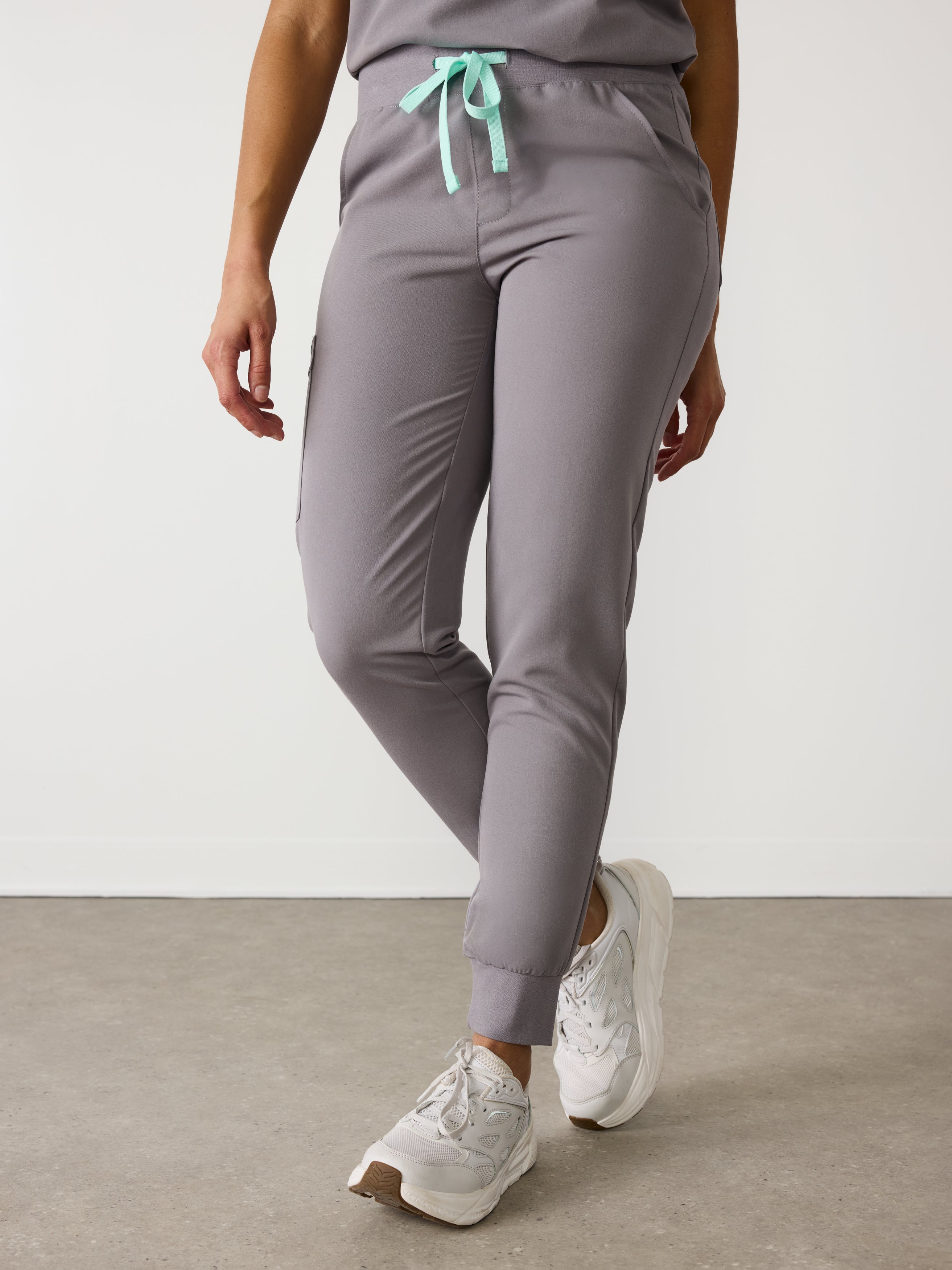 DEMI RE-GARDE™ - ECLIPSE GREY - Jogger Scrub Pants - SILVADUR™
