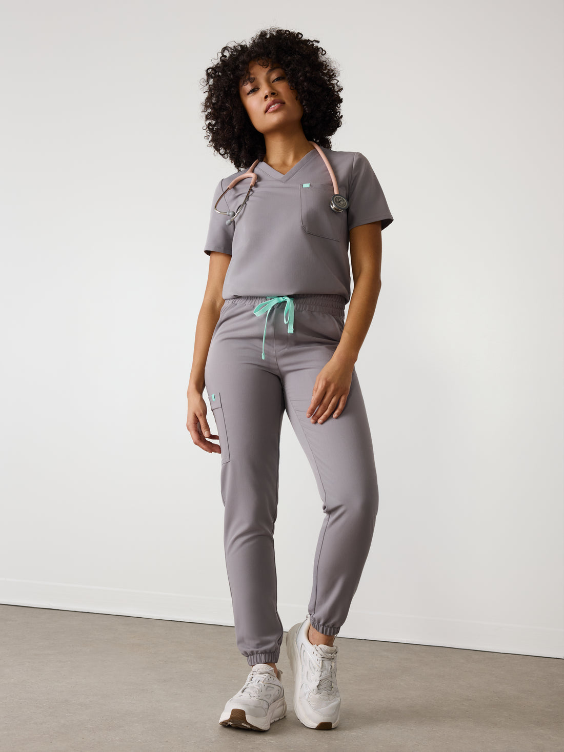 ROSIE RE-GARDE™ - ECLIPSE GREY - Jogger Scrub Pants - SILVADUR™