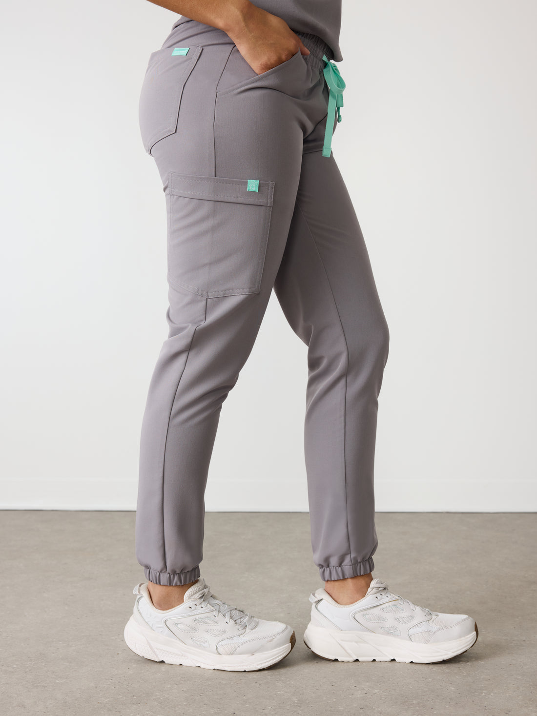 ROSIE RE-GARDE™ - ECLIPSE GREY - Jogger Scrub Pants - SILVADUR™