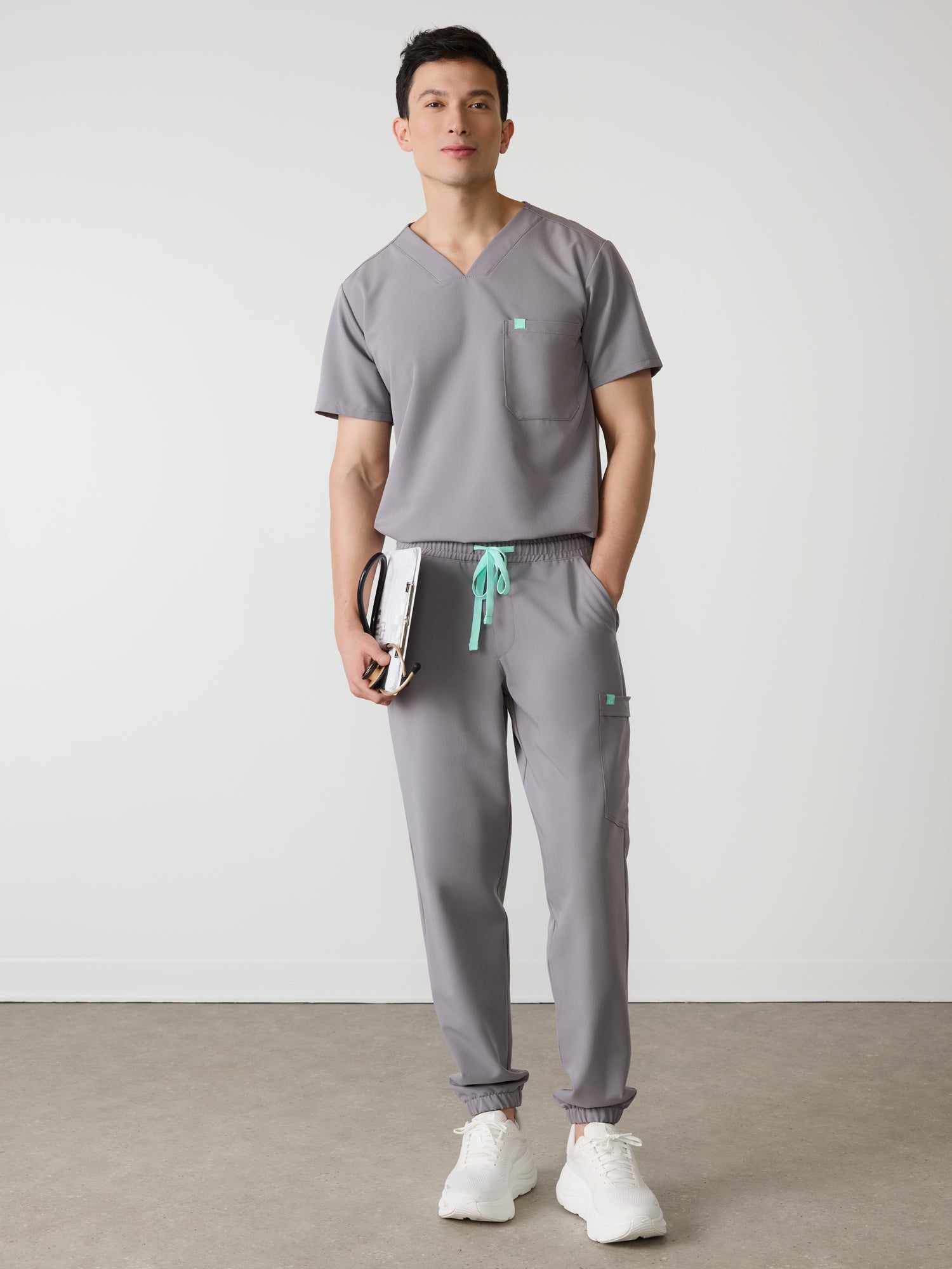 WILLIAM RE-GARDE™ - ECLIPSE GREY - Men's Jogger Pants - SILVADUR™