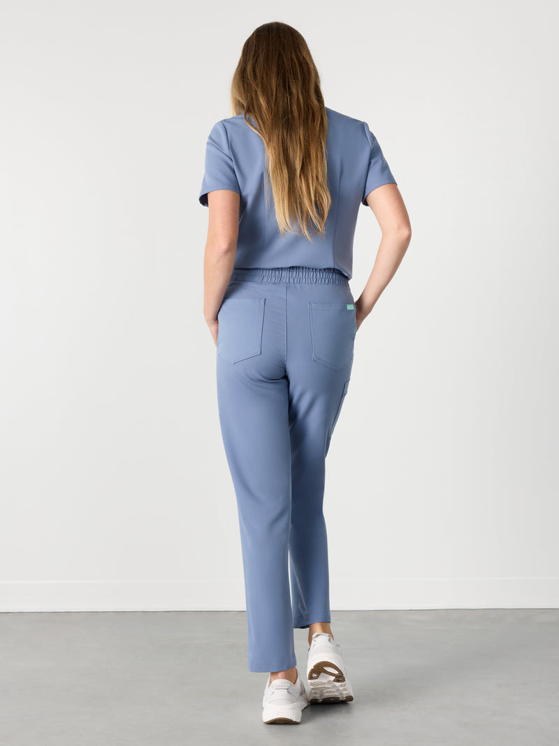 JULIETA RE-GARDE™ - BLUE HORIZON - Straight Cut Scrub Pants - SILVADUR™