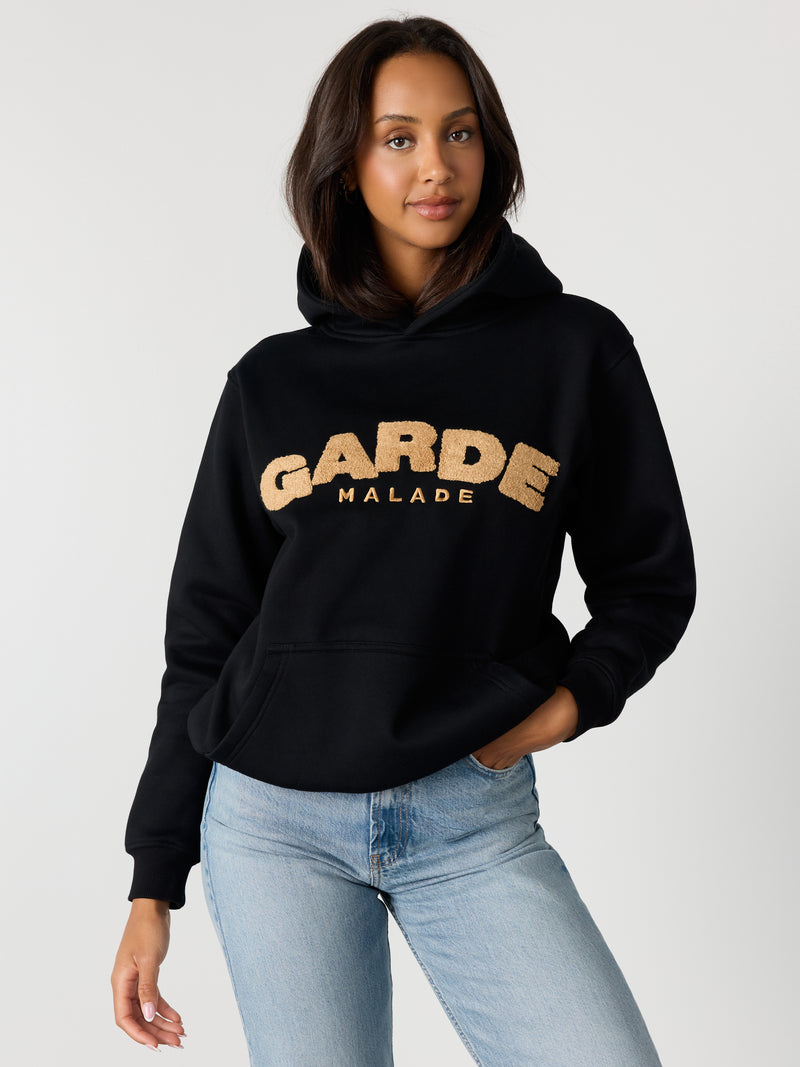 GARDE - Peluche - Hoodie Noir