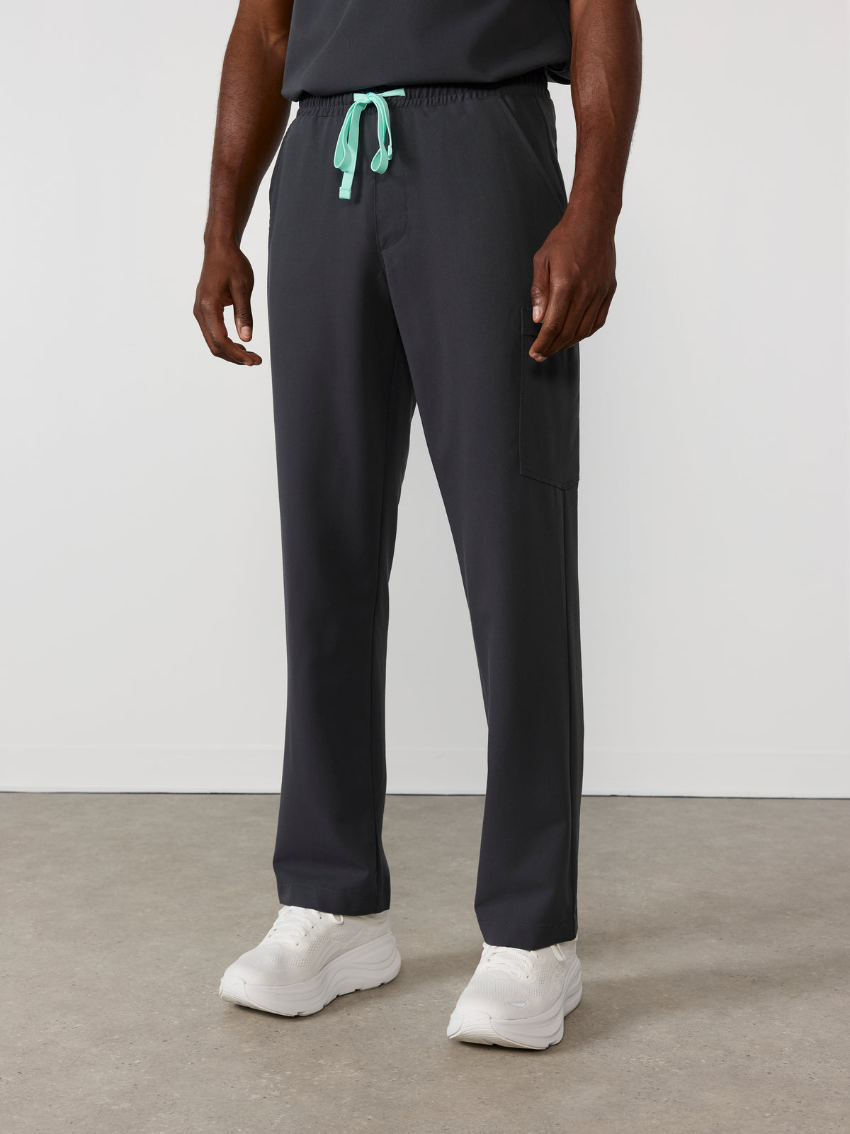 ROMEO RE-GARDE™️ - CHARCOAL - Straight Cut Scrub Pants - SILVADUR™️