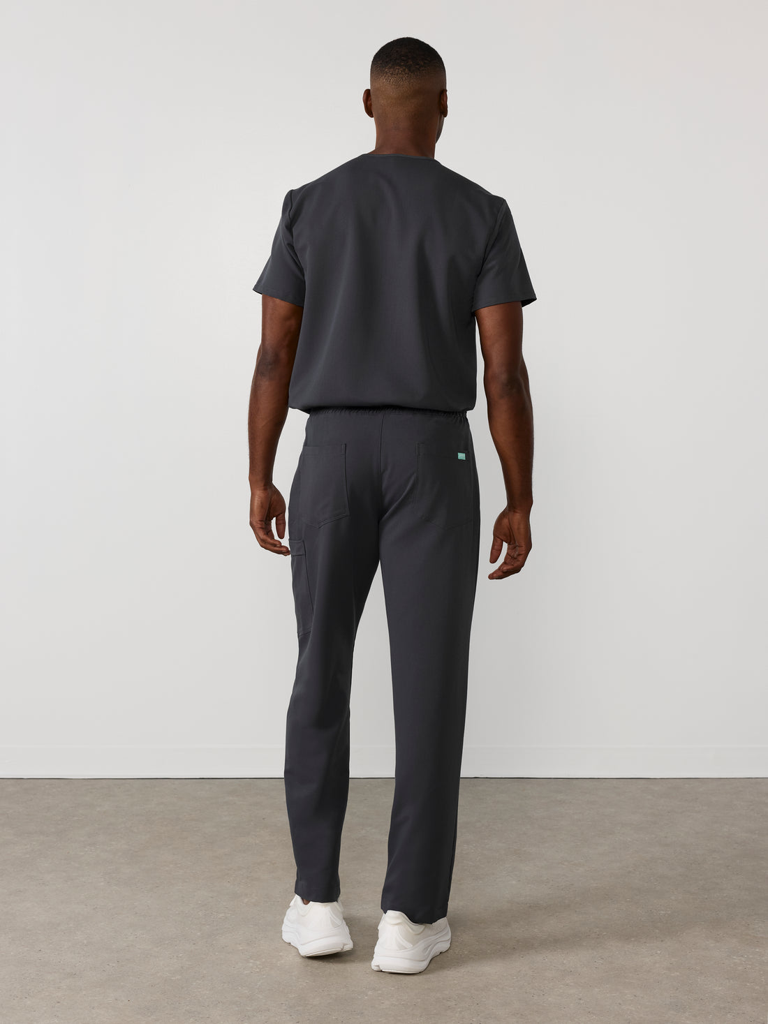ROMEO RE-GARDE™️ - CHARCOAL - Straight Cut Scrub Pants - SILVADUR™️