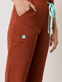 JULIETA RE-GARDE™ - SEQUOIA - Straight Cut Scrub Pants - SILVADUR™