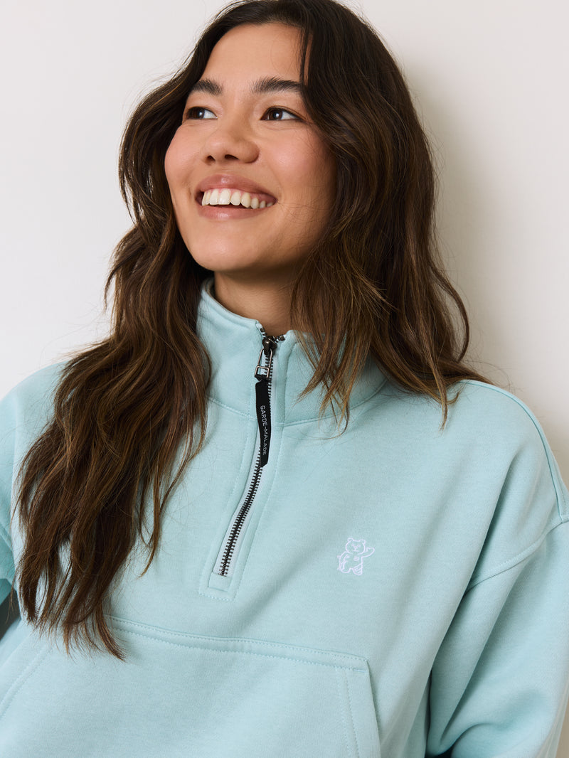 Half Zip Vest - Mint