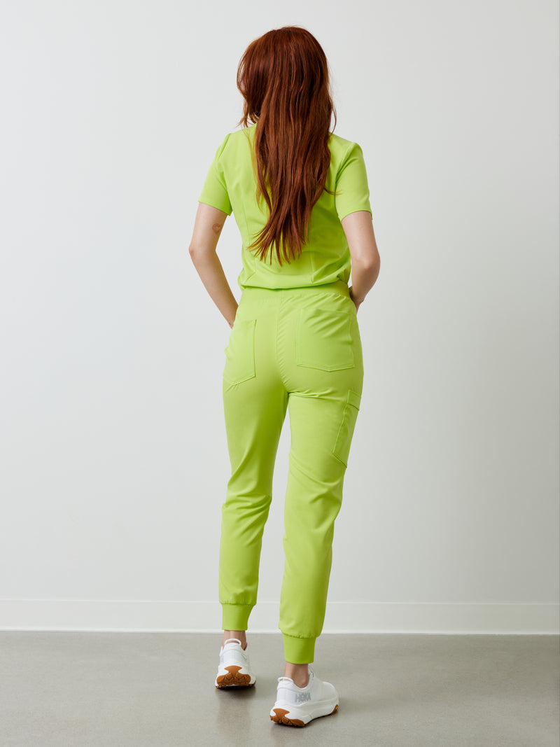 DEMI RE-GARDE™ - LIME - Jogger Scrub Pants