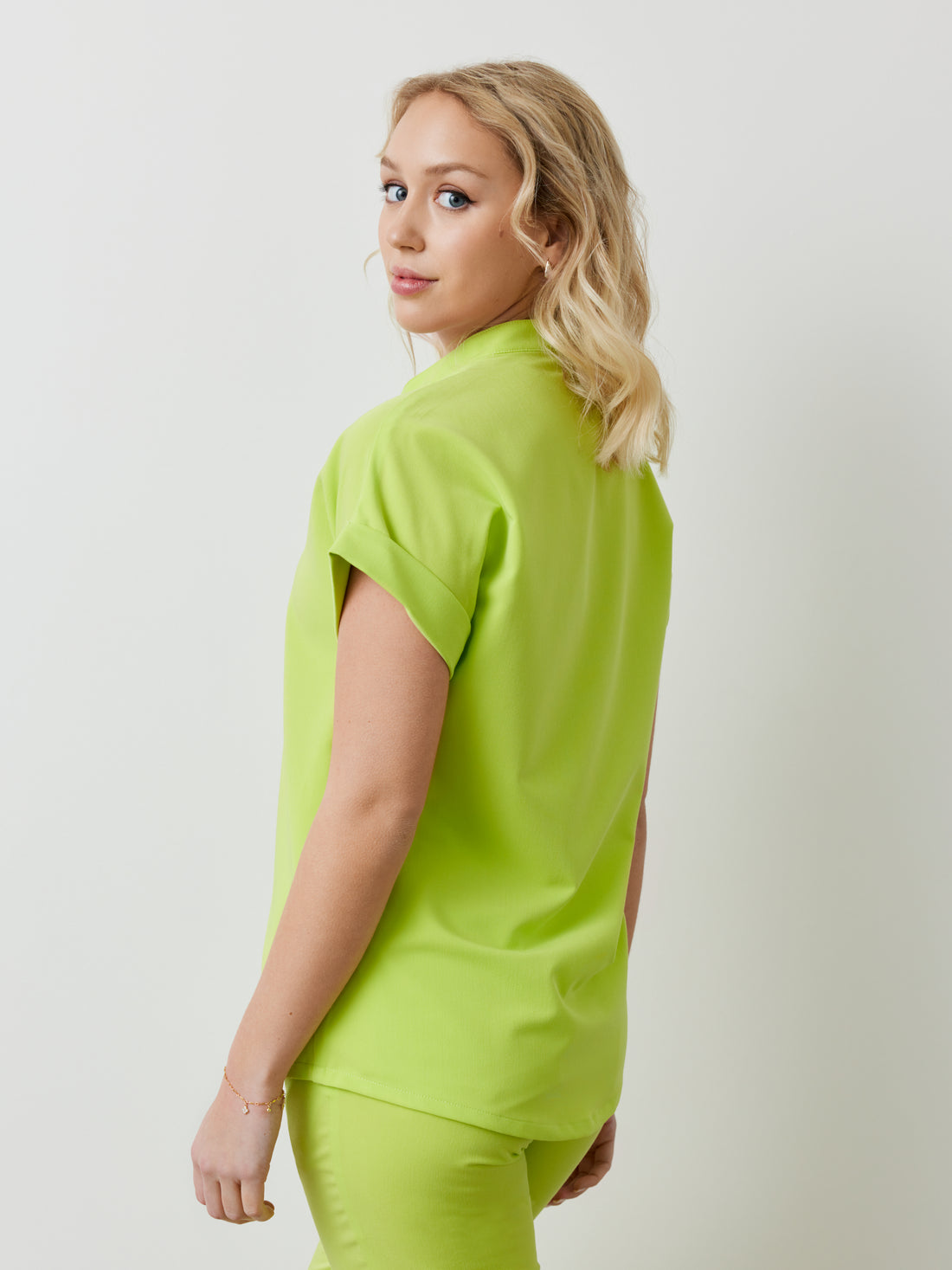 CHARLIE RE-GARDE™ - LIMA - Blusa médica con cuello mandarín - VENTA FINAL