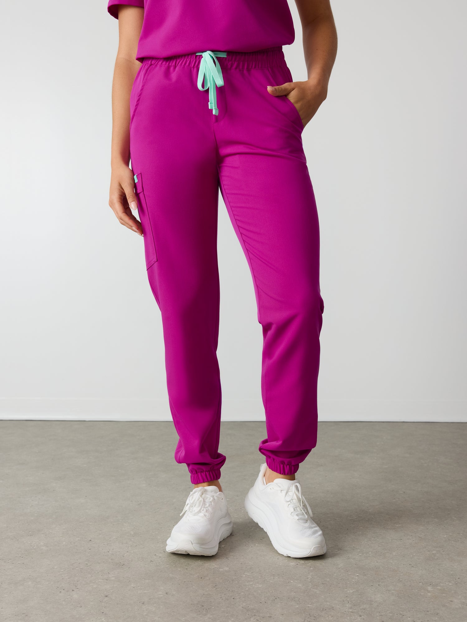 ROSIE RE-GARDE™ - MAGENTA - Jogger Scrub Pants - SILVADUR™