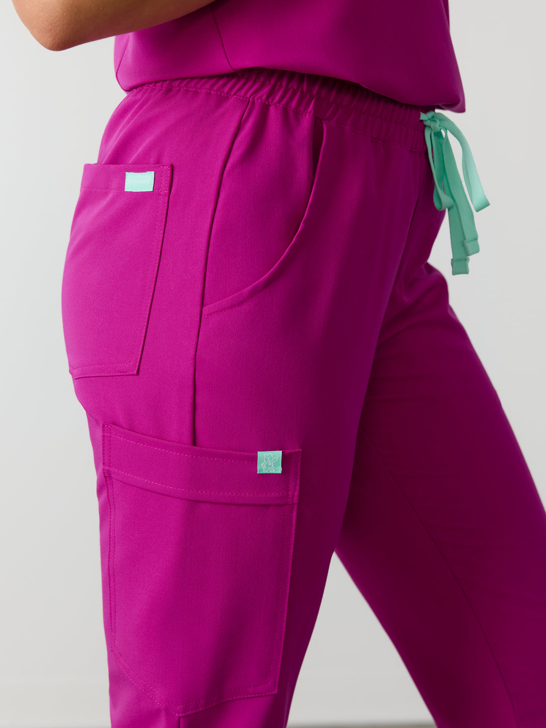ROSIE RE-GARDE™ - MAGENTA - Jogger Scrub Pants - SILVADUR™