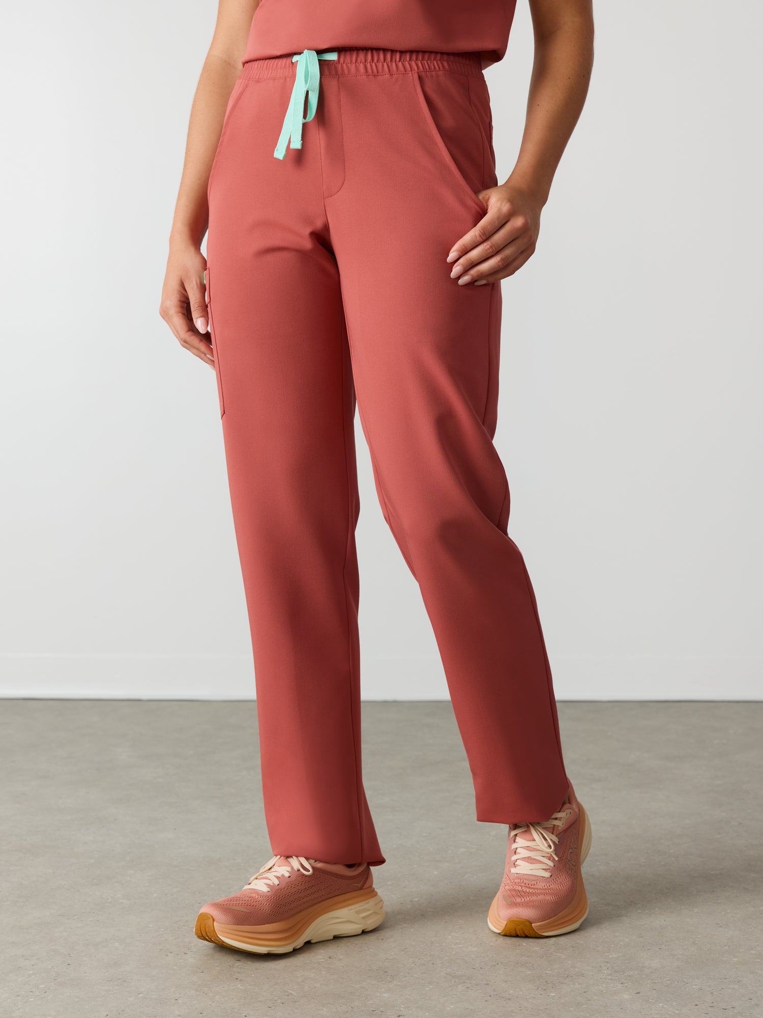 JULIETA RE-GARDE™ - MARSALA - Straight Cut Scrub Pants - SILVADUR™