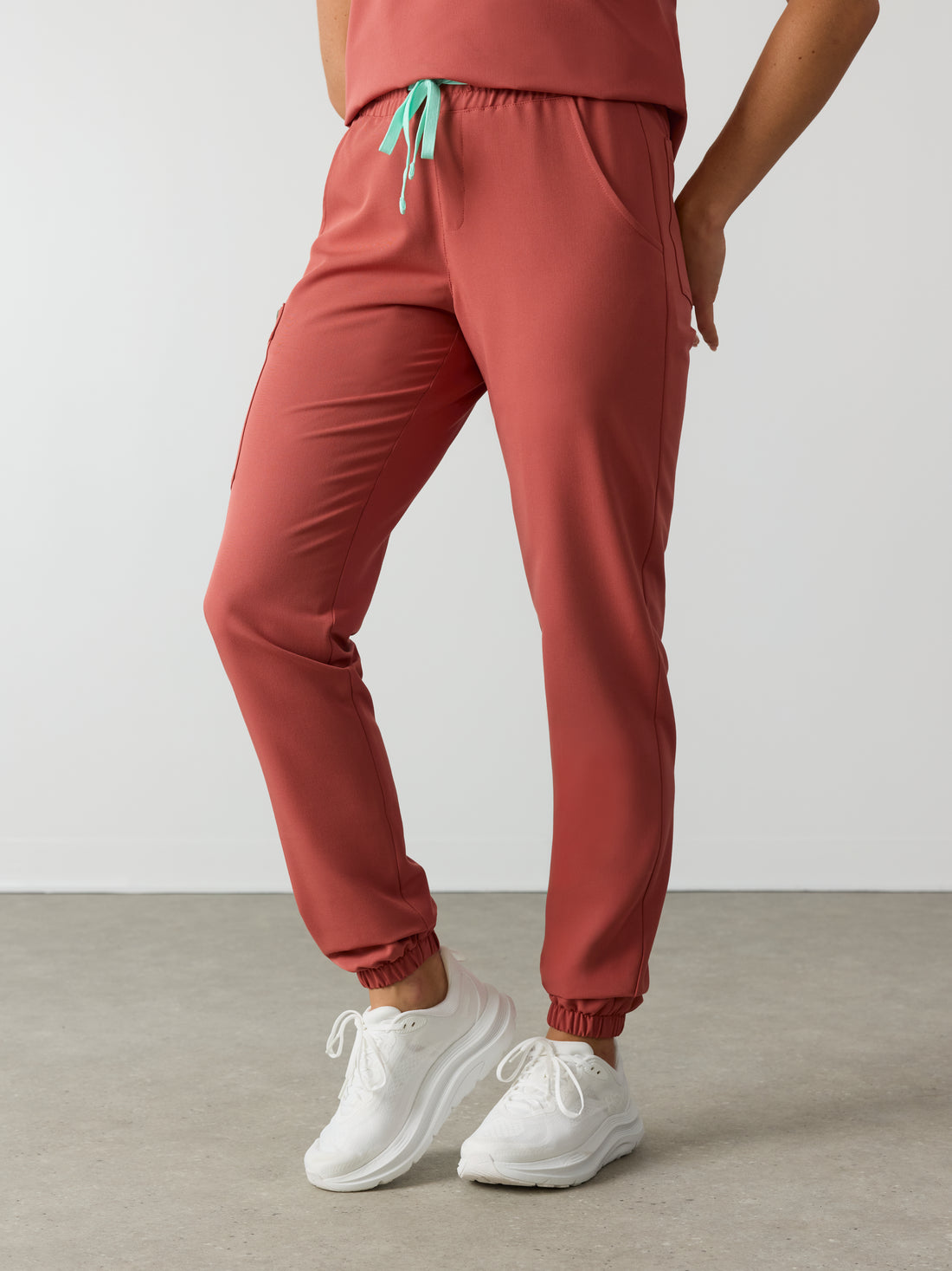 ROSIE RE-GARDE™ - MARSALA - Jogger Scrub Pants - SILVADUR™