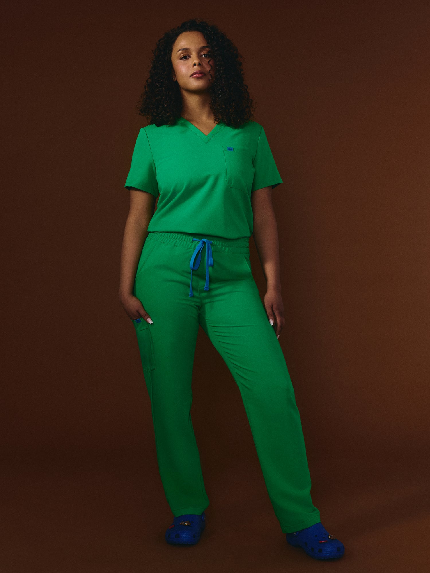 JULIETA RE-GARDE™ - G-M x PONY GREEN - Straight Cut Scrub Pants - SILVADUR™