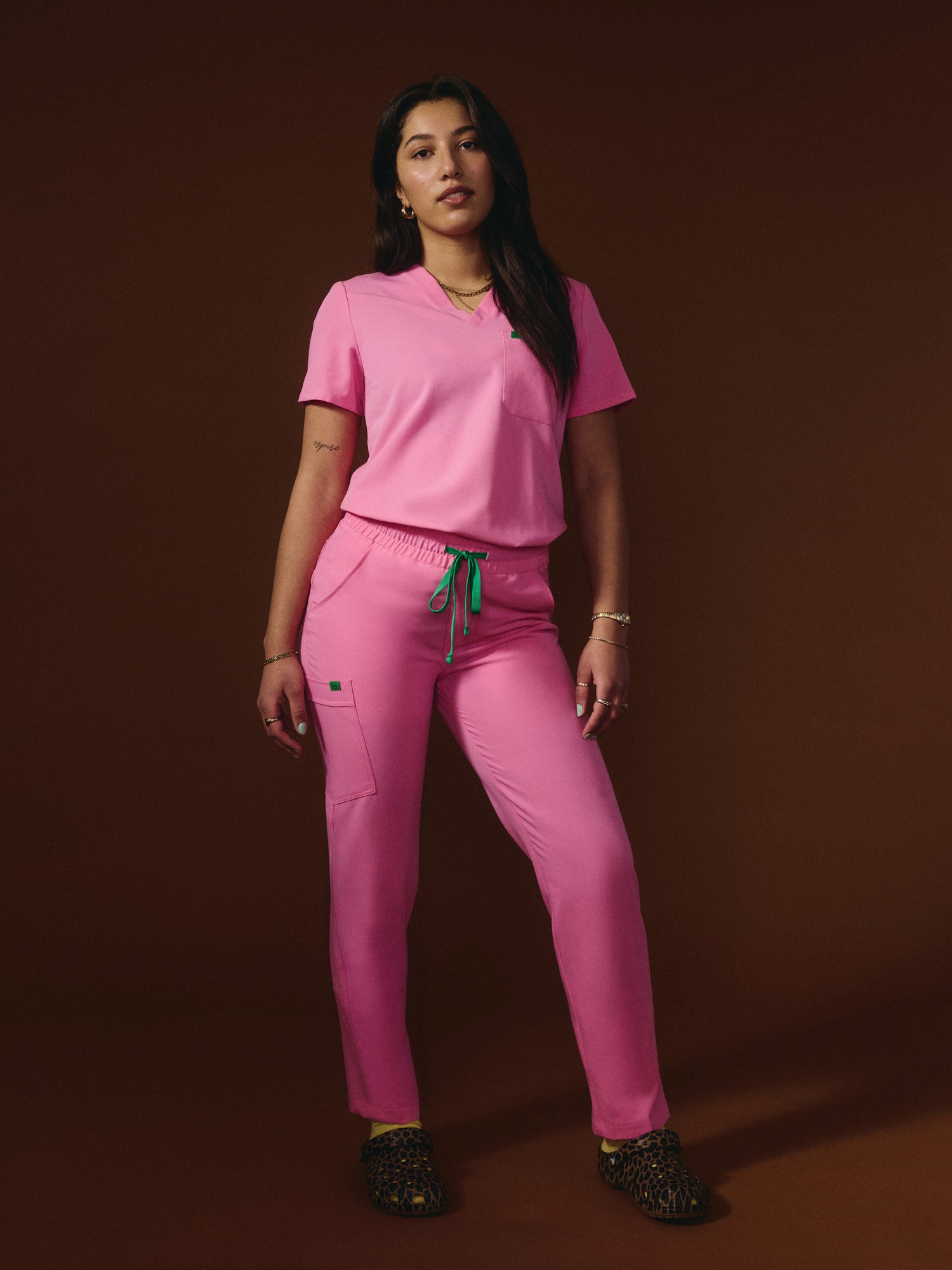 JULIETA RE-GARDE™ - G-M x PONY PINK - Straight Cut Scrub Pants - SILVADUR™